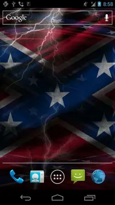 3D Rebel Flag Live Wallpaper android App screenshot 2