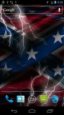 3D Rebel Flag Live Wallpaper android App screenshot 3