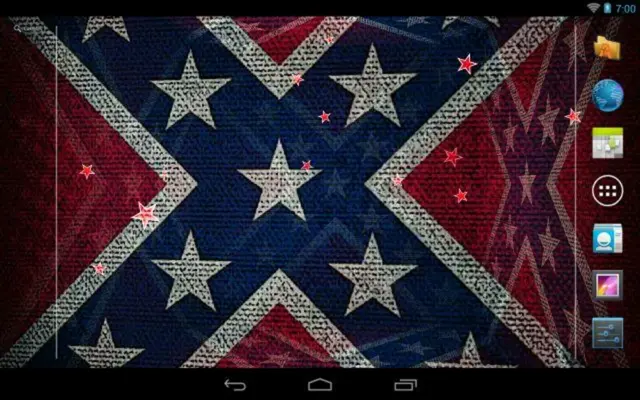 3D Rebel Flag Live Wallpaper android App screenshot 4