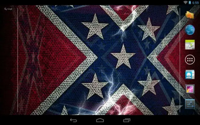 3D Rebel Flag Live Wallpaper android App screenshot 5